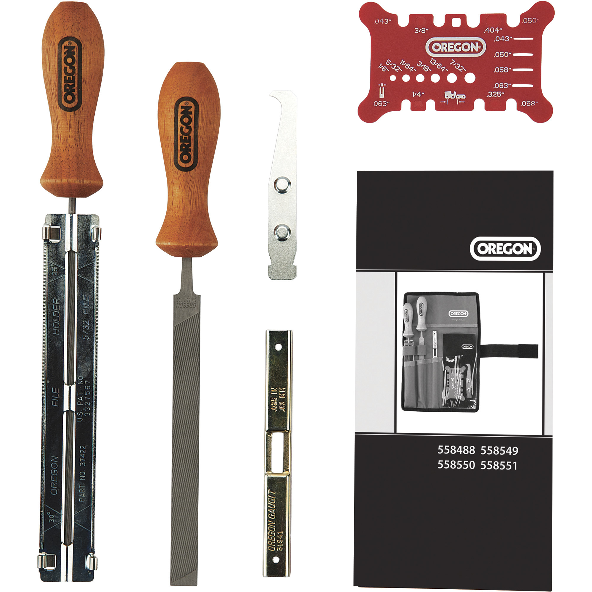 Oregon Pro Chainsaw Sharpening Kit, 4.5mm Dia., Model# 558549